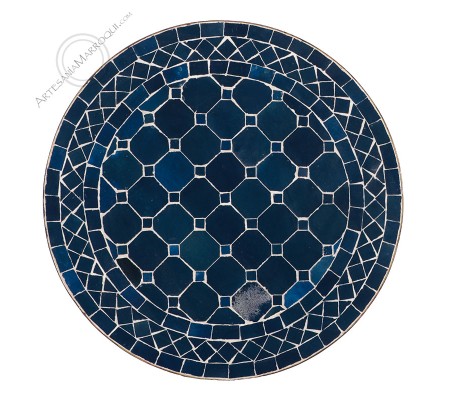 Mesas mosaicoMesa mosaico 50 cm azul