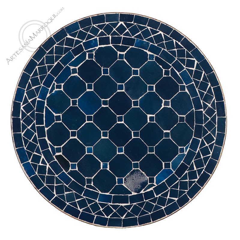 Mesas mosaicoMesa mosaico 50 cm azul