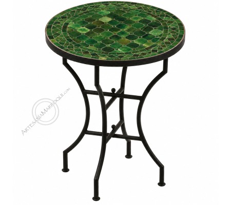 Mesas mosaicoMesa mosaico 60 cm verde