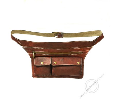 Two-pocket belt bag
