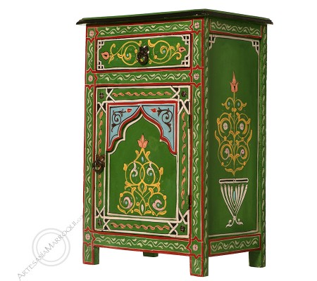 Fez green nightstand