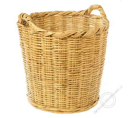 Large round cane basket