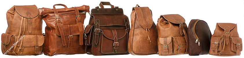 Moroccan Leather Backpacks | Artesania-Marroqui.Com