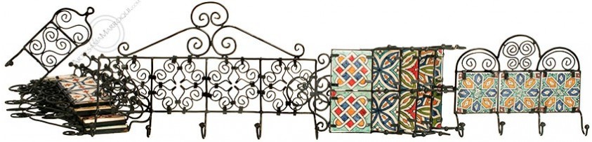 Wrought Iron Coat stand | Moroccan decor and accessories | Artesanía-Marroquí.com